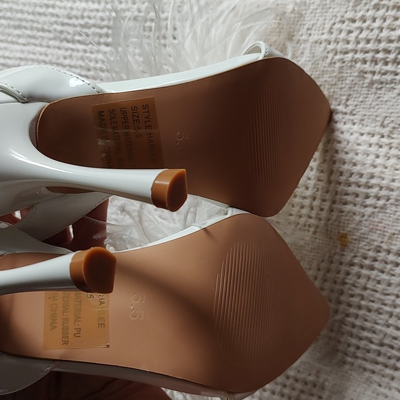 Lulu's feather embellished heels - Picture 8 of 8